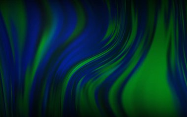 Koyu mavi, yeşil vektör renkli soyut arka plan. Gradyan ile yarı ton tarzında yaratıcı Illustration. İşletmeniz için yeni tasarım.