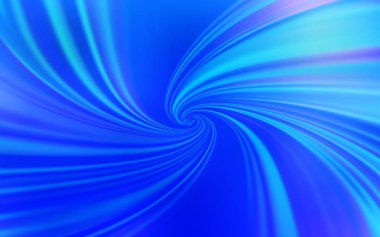 Kıvrımlı çizgileri olan hafif BLUE vektör düzeni. Basit bir şekilde yepyeni renkli bir tasvir. İşiniz için yepyeni bir tasarım..