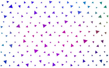 Koyu pembe, mavi vektör Çokgen soyut düzeni.
