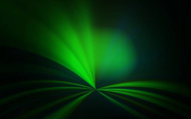 Koyu yeşil vektör soyut parlak doku. Gradyan ile zarif parlak bir çizim. İşletmeniz için tamamen yeni tasarım.