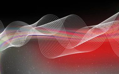 Koyu kırmızı vektör parlak soyut düzeni. Gradyan ile yarı ton tarzında yaratıcı Illustration. Marka kitabı için zarif arka plan.