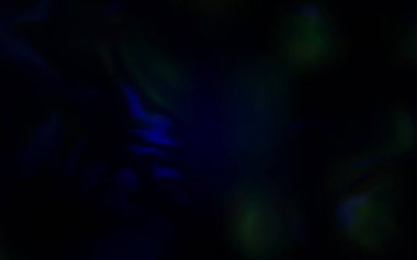 Koyu mavi vektör soyut bulanık arkaplan. Gradyan tasarımlı, soyut, ışıltılı çizimler. Bir cep telefonu için arka plan.