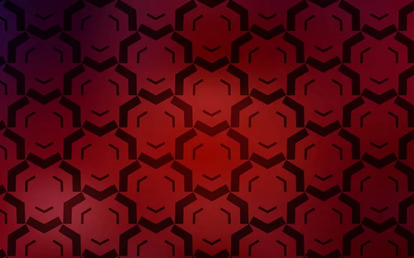 Fondo vector rojo oscuro con líneas curvas. — Vector de stock