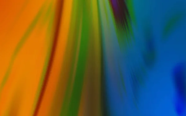 Dunkelblauer Gelber Vektor Verschwommen Leuchten Abstrakten Hintergrund Farbenfrohe Abstrakte Illustration — Stockvektor