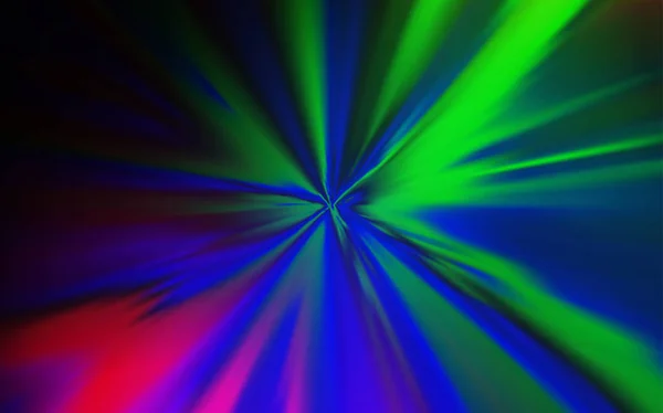 Dunkler Mehrfarbiger Vektor Glänzend Abstrakten Hintergrund Farbenfrohe Abstrakte Illustration Mit — Stockvektor