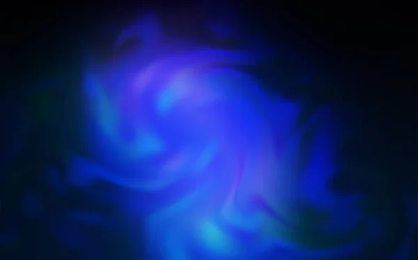 Темний Blue Векторний Барвистий Розмитий Фон Блискуча Кольорова Ілюстрація Розумному — стоковий вектор