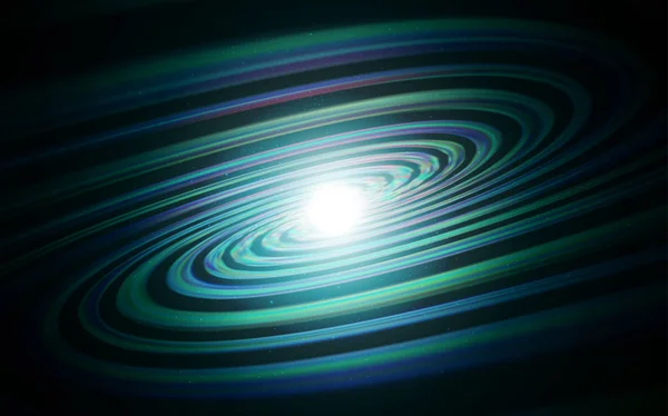 Disposition Vectorielle Bleu Foncé Avec Étoiles Cosmiques Illustration Brillante Avec — Image vectorielle
