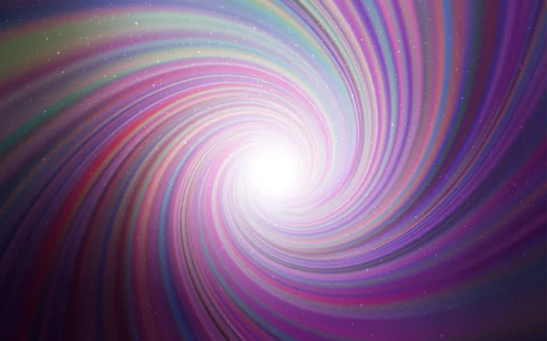 明亮的紫色矢量背景与天文恒星 模糊的装饰设计与银河之星的简约风格 占星术网站的模式 — 图库矢量图片