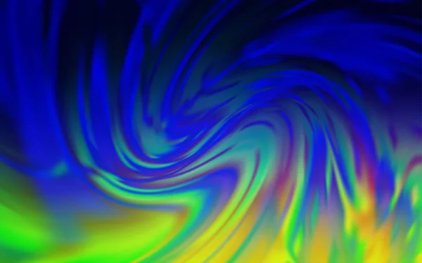 Bleu Clair Vecteur Vert Fond Flou Coloré Illustration Colorée Brillante — Image vectorielle