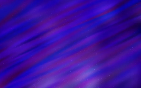 Licht Paars Vector Achtergrond Met Galaxy Sterren Glanzende Gekleurde Illustratie — Stockvector