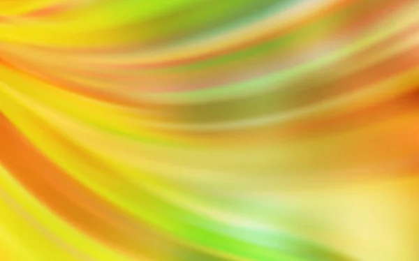 Hellgrün Gelber Vektor Verschwommen Und Farbiges Muster Kreative Illustration Halbton — Stockvektor
