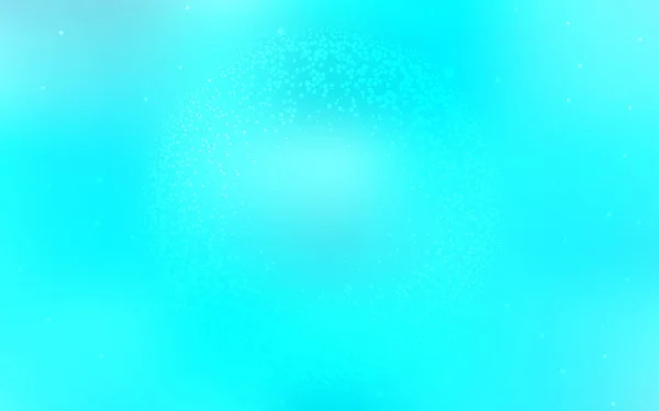 Modèle Vectoriel Bleu Clair Avec Étoiles Ciel Nocturne Illustration Brillante — Image vectorielle