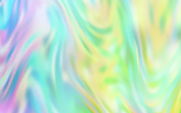 Світло Блакитний Зелений Вектор Розмитий Кольоровий Візерунок Блискуча Абстрактна Ілюстрація — стоковий вектор