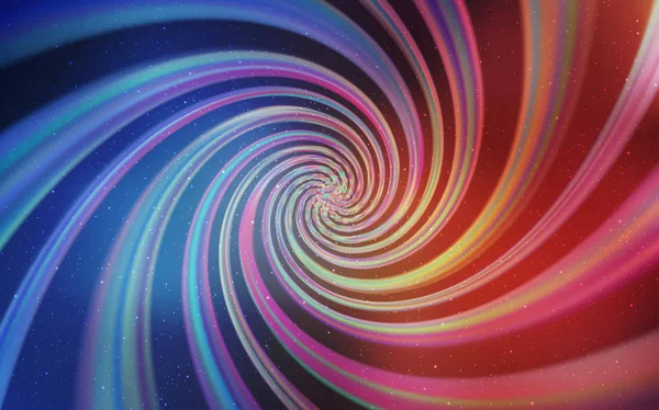 Açık mavi, gece gökyüzü yıldızları ile kırmızı vektör deseni. Soyut şablonda gökyüzü yıldızlarıyla Shining Illustration. Reklam, poster, afiş için en iyi tasarım.