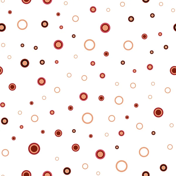 Rouge clair, Vecteur jaune mise en page transparente avec des formes de cercle . — Image vectorielle