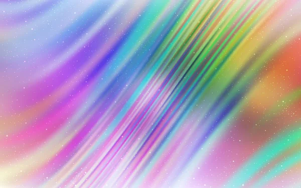 Licht Multicolor Vector Textuur Met Melkweg Sterren Illustratie Met Sterren — Stockvector