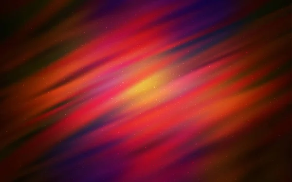 Rose Foncé Disposition Vectorielle Rouge Avec Étoiles Cosmiques Illustration Abstraite — Image vectorielle