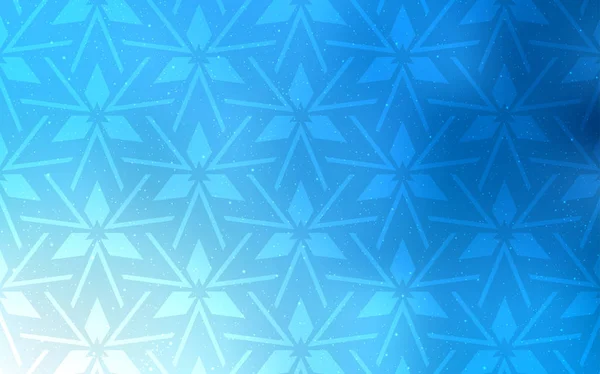 Texture Vectorielle Bleu Clair Avec Style Triangulaire Illustration Abstraite Gradient — Image vectorielle