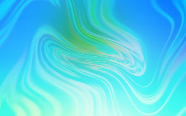 Modèle Flou Bleu Clair Vecteur Vert Illustration Abstraite Scintillante Avec — Image vectorielle