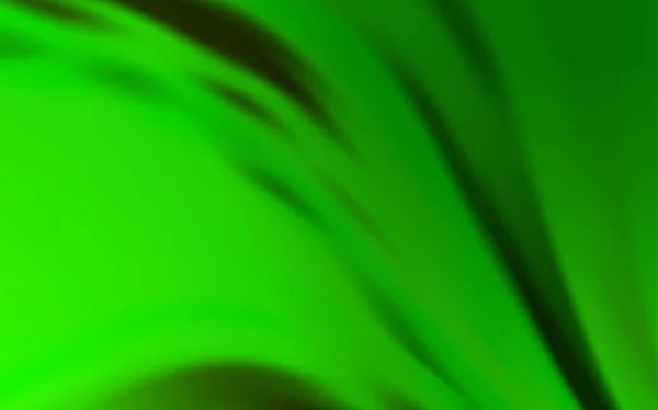 Hellgrüner Vektor Verschwommen Glanz Abstrakte Vorlage Eine Elegante Helle Illustration — Stockvektor