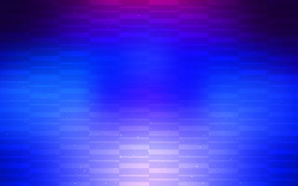 Tmavá Růžová Modrá Vektorová Šablona Opakovanými Tyčemi Zářící Barevná Ilustrace — Stockový vektor