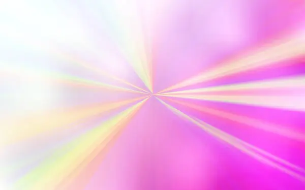 Licht Roze Gele Vector Abstract Wazig Lay Out Glanzende Gekleurde — Stockvector