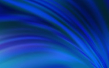 Koyu mavi vektör parlak şablonu bulanıklaştırdı. Soyut renkli gradyan çizimi. Tasarımlar için arka plan.
