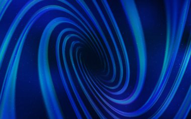 Kozmik yıldızlarla ışık Mavisi vektör düzeni. Parlak astronomik yıldızlı parlak renkli çizimler. Astronomi web siteleri için desen.