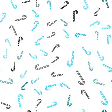 Hafif BLUE vektörsüz desenli xmas şekeri, şekerlemeleri.