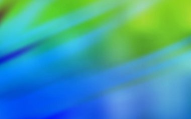 Açık mavi, yeşil vektör bulanık parlak soyut arkaplan. Gradyan tasarımlı, soyut, ışıltılı çizimler. Bir cep telefonu için arka plan.