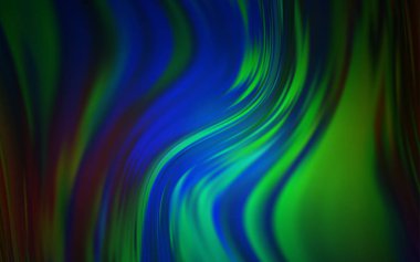 Koyu mavi, yeşil vektör parlak desen bulanık. Degrade ile bulanıklık tarzında yeni renkli Illustration. İş tasarımınız için yeni stil.