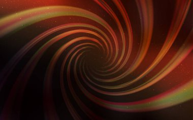 Uzay yıldız koyu kırmızı vektör şablonu. Gökada yıldız ile basit tarzı dekoratif tasarım bulanık. En iyi tasarım, reklam, poster, afiş için.