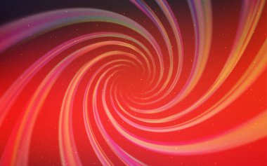 Açık mavi, Samanyolu yıldızlarıyla kırmızı vektör dokusu. Renkli kozmik yıldızlar ile glitter soyut illüstrasyon. İş reklamınız için akıllı tasarım.