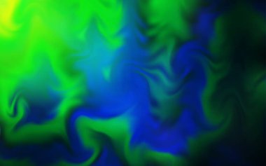 Açık mavi, yeşil vektör soyut parlak şablon. Görüntü stili ve gradyanı olan yeni renkli çizimler. Tasarımının yeni yolu.