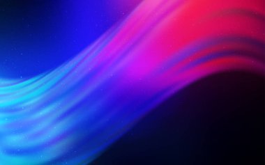 Koyu mavi, uzay yıldızlı kırmızı vektör şablonu. Büyük Ayı yıldızlı modern soyut illüstrasyon. İş ilanınız için akıllı tasarım.