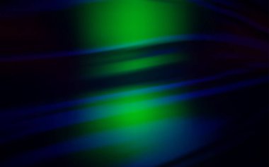 Koyu mavi, yeşil vektör bulanık şablon. Eğilimli zarif, parlak bir çizim. Tasarımının yeni yolu.