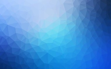 Hafif mavi vektör düşük Poli arka plan.