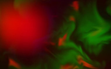 Koyu yeşil, kırmızı vektör parlak doku bulanık. Degrade ile modern soyut Illustration. Tasarımlar için arka plan.