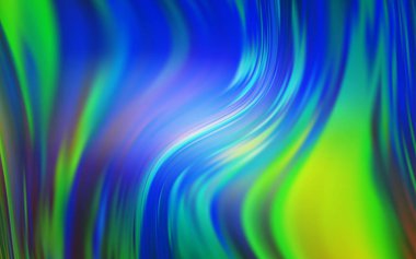 Açık mavi, yeşil vektör parlak soyut düzen. Soyut ve gradyan renkte renkli çizimler. Web siteniz için bulanık tasarım.