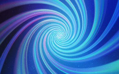 Pembe ışık, vektör şablon alan yıldız ile mavi. Glitter soyut illüstrasyon renkli kozmik yıldız ile. Kozmik arka planlar için şablon.