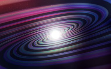 Galaksi yıldızları ile koyu mor vektör arka plan.