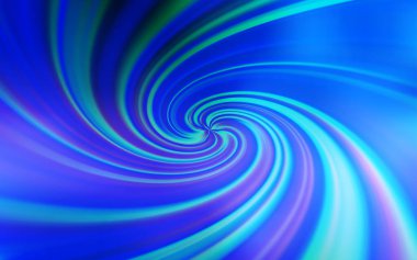 Bükülmüş çizgiler ile açık mavi vektör arka plan. Alaycı hatları ile glitter soyut illüstrasyon. Tasarım için renkli dalga deseni.