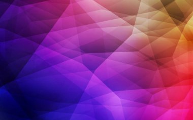 Koyu Multicolor vektör üçgen düzeni parlayan. Zarif üçgenler ile glitter soyut illüstrasyon. Web siteniz için yeni bir doku.