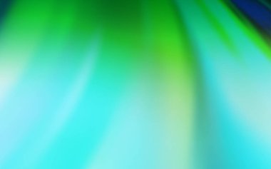 Açık yeşil vektör soyut düzeni. Gradyan ile zarif parlak bir çizim. İşletmeniz için en iyi bulanık tasarım.