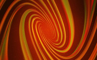 Uzay yıldız ışık turuncu vektör şablonu. Gökada yıldız ile basit tarzı dekoratif tasarım bulanık. Desen fütüristik reklam, kitapçıklar için.