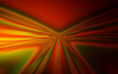 Alaycı hatları ile koyu turuncu vektör düzeni. Degrade ile soyut tarzda renkli Illustration. İşletmeniz için en iyi renkli tasarım.