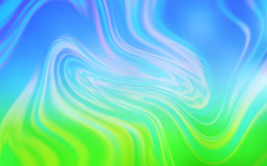 Açık mavi, yeşil vektör soyut parlak desen. Gradyan ile modern soyut çizim. İş tasarımınız için yeni biçim.