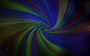 Koyu mavi, yeşil vektör parlak şablon bulanık. Gradyan ile yarı ton tarzında yaratıcı Illustration. İşletmeniz için yeni tasarım.