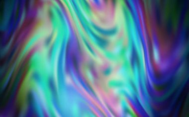 Koyu mavi vektör parlak dokuyu bulanıklaştırdı. Soyut ve gradyan renkte renkli çizimler. Marka kitabınız için yeni biçim tasarımı.