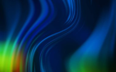 Koyu mavi, yeşil vektör renkli bulanıklık arka plan. Bulanıklık tarzında tamamen yeni renkli bir çizim. İşletmeniz için en iyi bulanık tasarım.